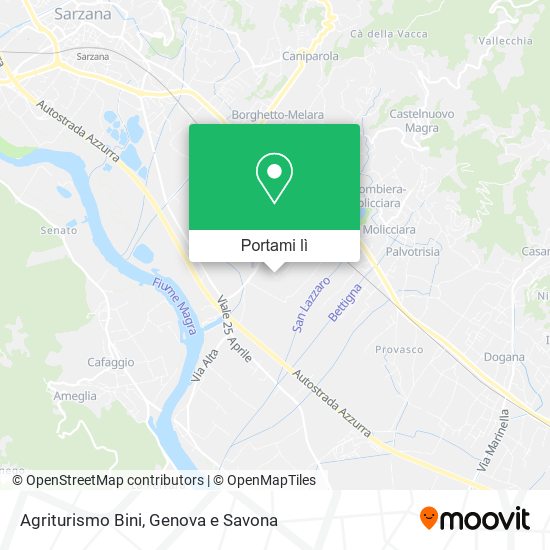 Mappa Agriturismo Bini