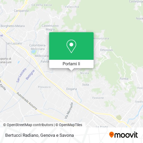 Mappa Bertucci Radiano