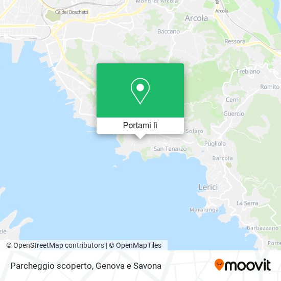 Mappa Parcheggio scoperto