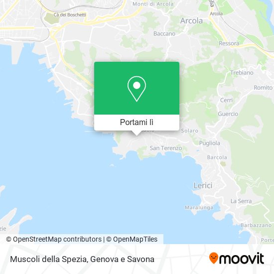 Mappa Muscoli della Spezia