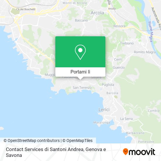 Mappa Contact Services di Santoni Andrea