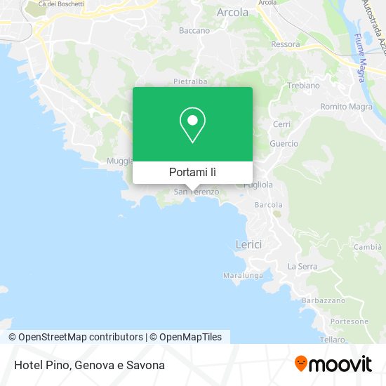 Mappa Hotel Pino