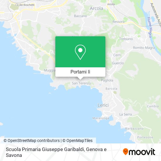 Mappa Scuola Primaria Giuseppe Garibaldi