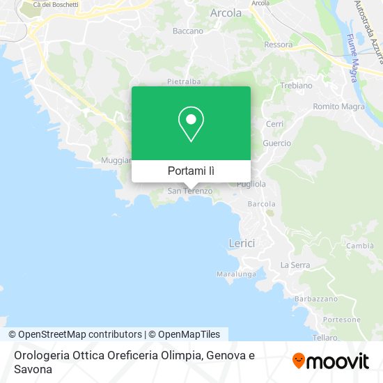 Mappa Orologeria Ottica Oreficeria Olimpia