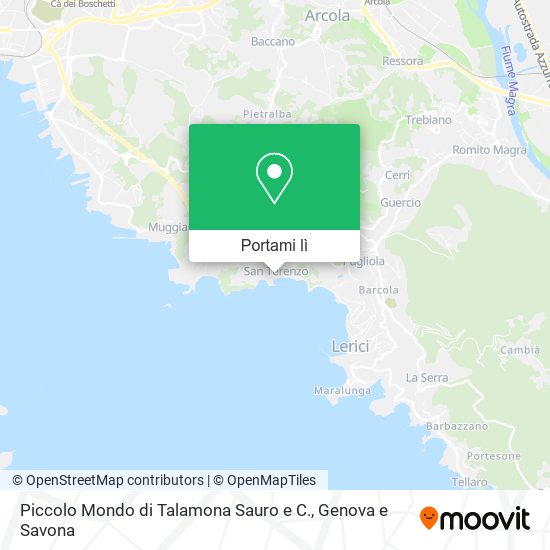 Mappa Piccolo Mondo di Talamona Sauro e C.