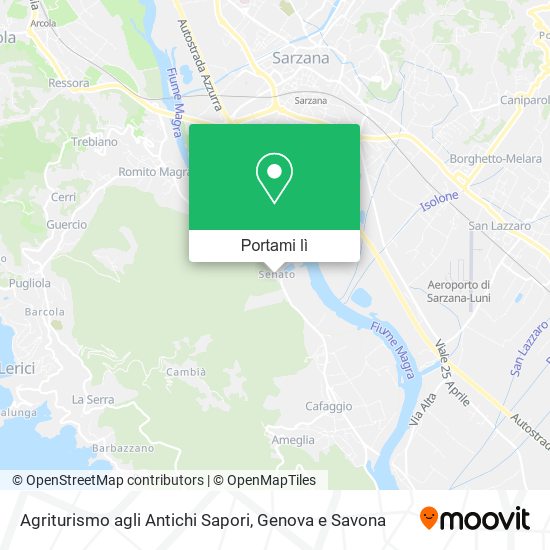 Mappa Agriturismo agli Antichi Sapori