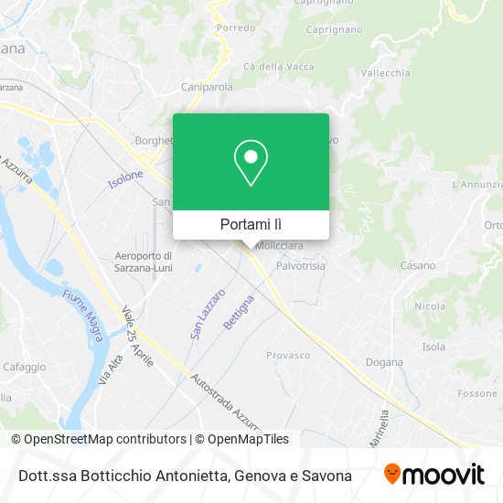 Mappa Dott.ssa Botticchio Antonietta