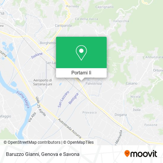 Mappa Baruzzo Gianni