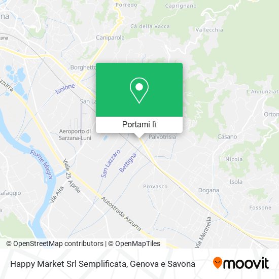 Mappa Happy Market Srl Semplificata