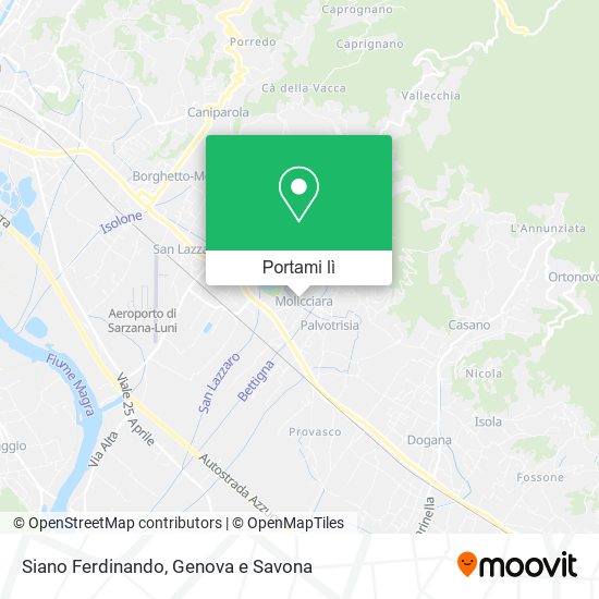 Mappa Siano Ferdinando
