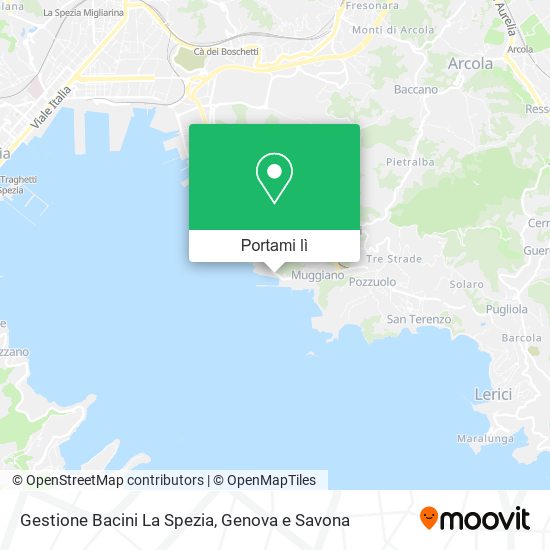 Mappa Gestione Bacini La Spezia