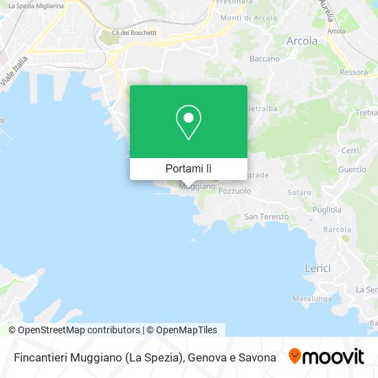 Mappa Fincantieri Muggiano (La Spezia)