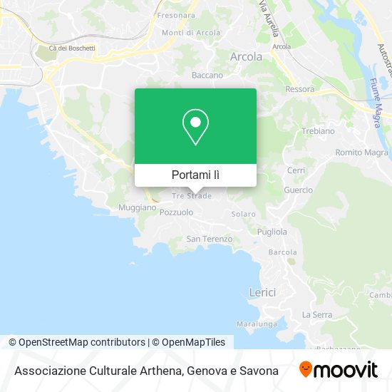 Mappa Associazione Culturale Arthena