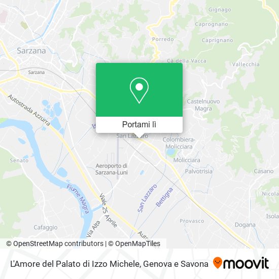 Mappa L'Amore del Palato di Izzo Michele