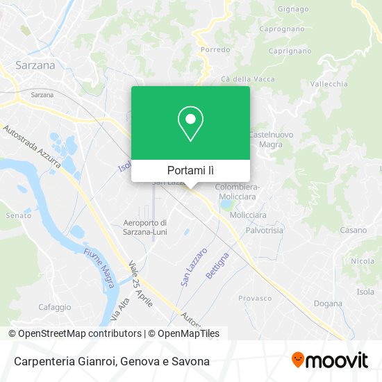 Mappa Carpenteria Gianroi