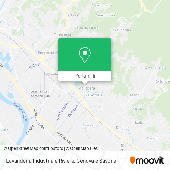 Mappa Lavanderia Industriale Riviere