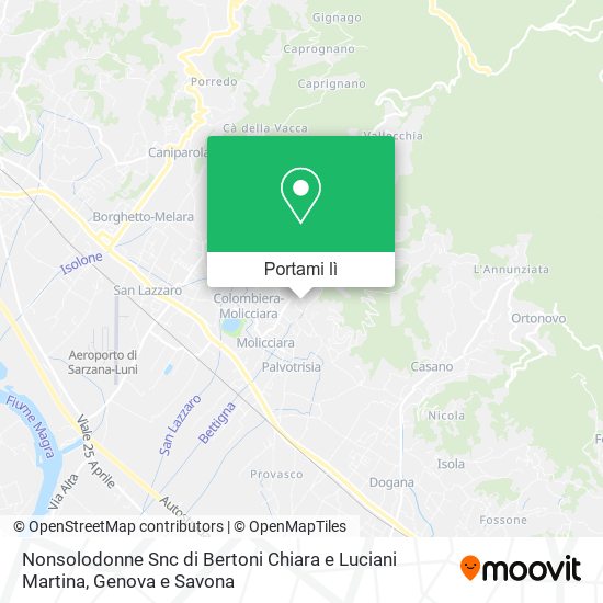 Mappa Nonsolodonne Snc di Bertoni Chiara e Luciani Martina