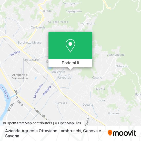 Mappa Azienda Agricola Ottaviano Lambruschi