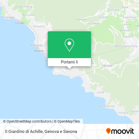 Mappa Il Giardino di Achille