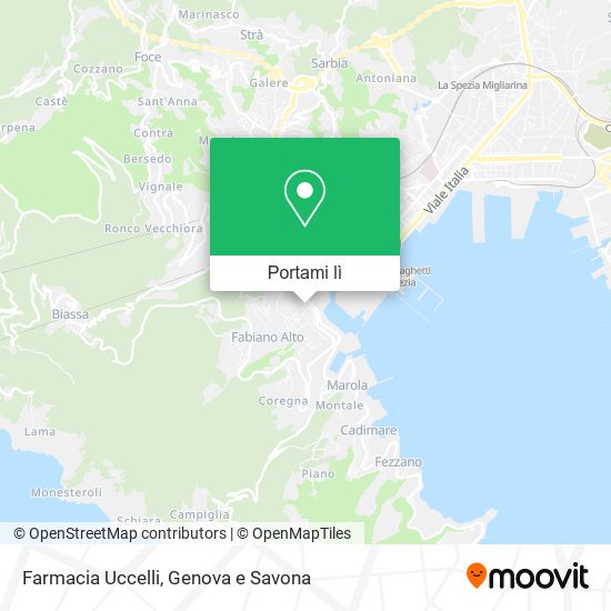 Mappa Farmacia Uccelli