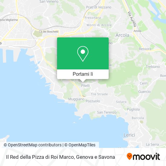 Mappa Il Red della Pizza di Roi Marco
