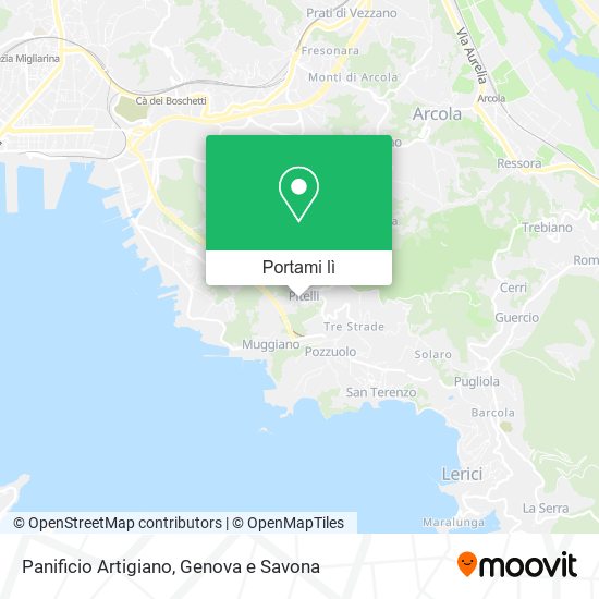 Mappa Panificio Artigiano