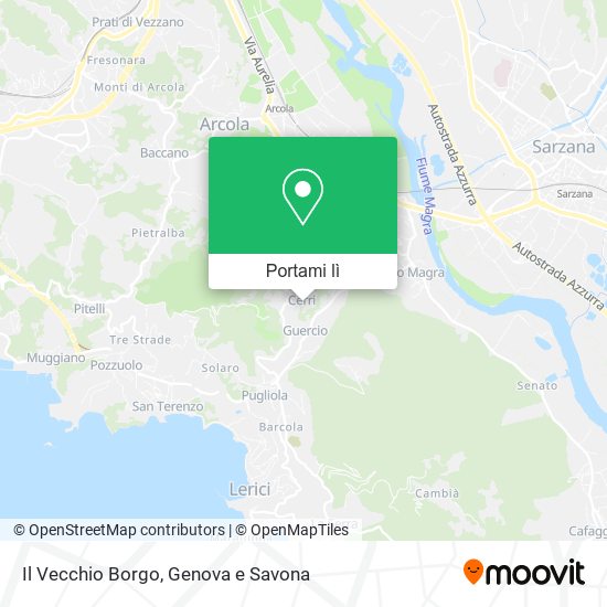 Mappa Il Vecchio Borgo