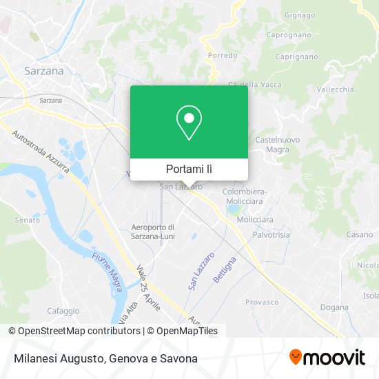 Mappa Milanesi Augusto
