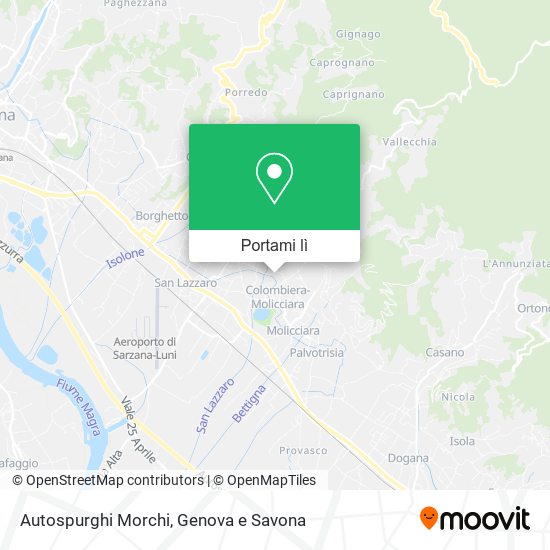 Mappa Autospurghi Morchi