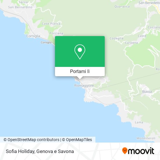 Mappa Sofia Holiday