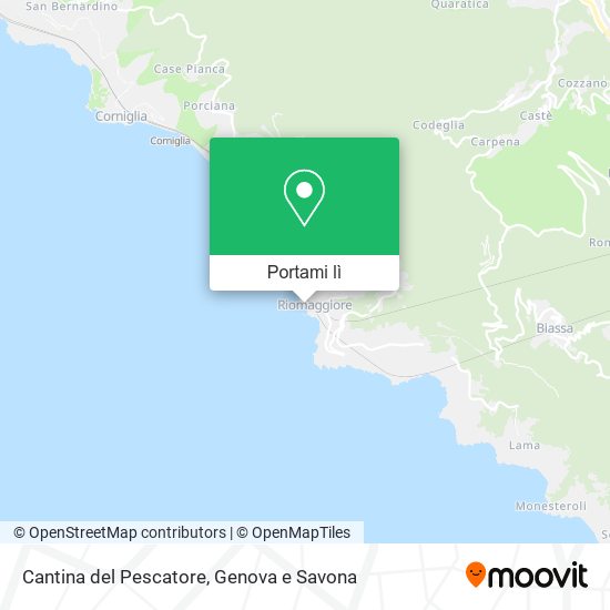 Mappa Cantina del Pescatore