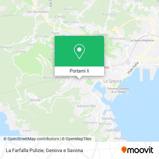 Mappa La Farfalla Pulizie