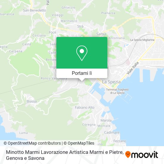 Mappa Minotto Marmi Lavorazione Artistica Marmi e Pietre