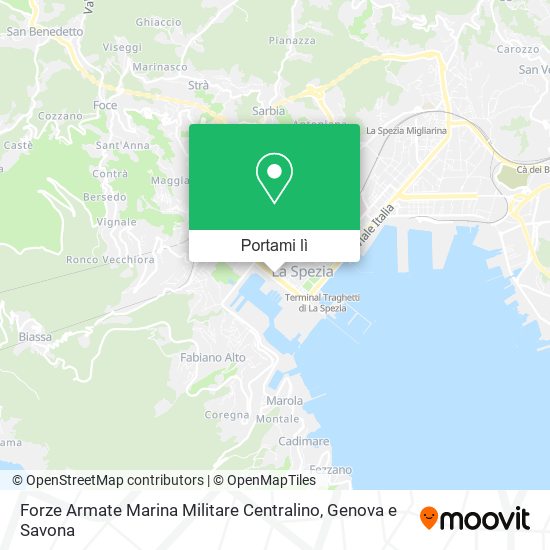 Mappa Forze Armate Marina Militare Centralino