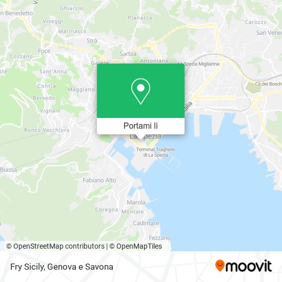 Mappa Fry Sicily