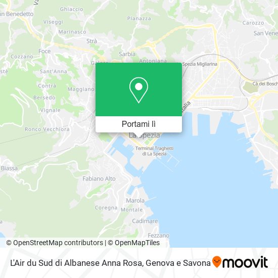Mappa L'Air du Sud di Albanese Anna Rosa