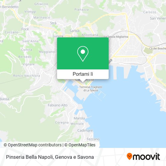 Mappa Pinseria Bella Napoli