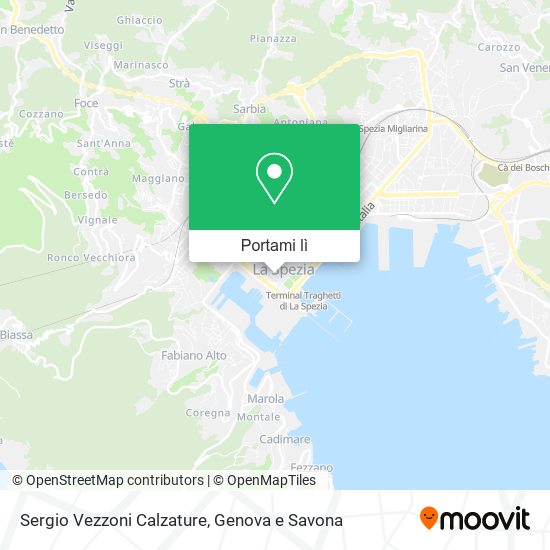 Mappa Sergio Vezzoni Calzature