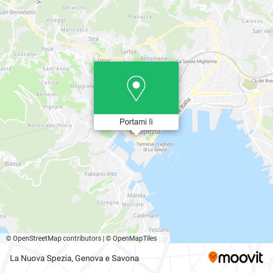 Mappa La Nuova Spezia