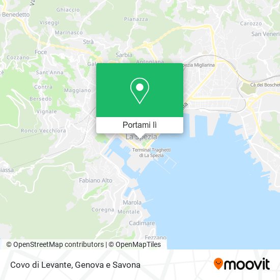 Mappa Covo di Levante