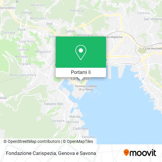 Mappa Fondazione Carispezia