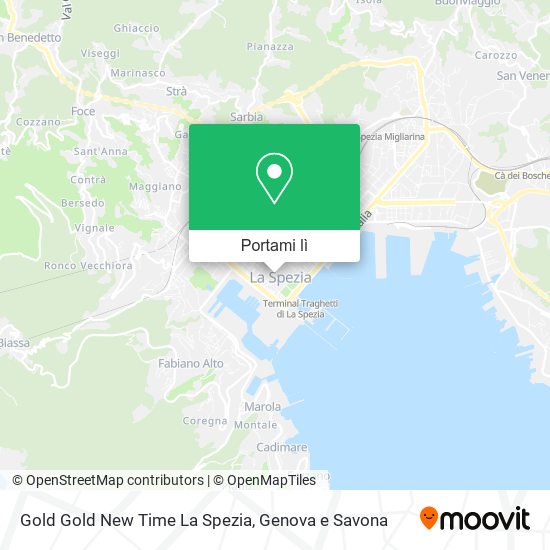 Mappa Gold Gold New Time La Spezia
