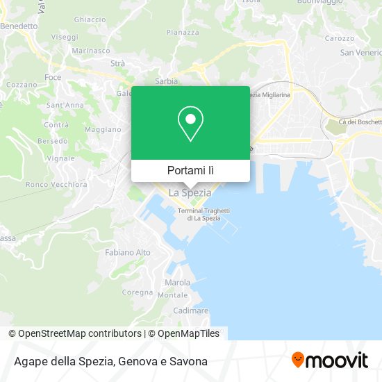 Mappa Agape della Spezia