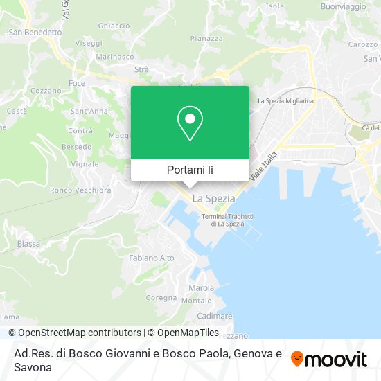 Mappa Ad.Res. di Bosco Giovanni e Bosco Paola