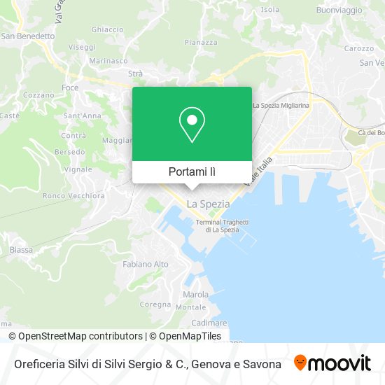 Mappa Oreficeria Silvi di Silvi Sergio & C.