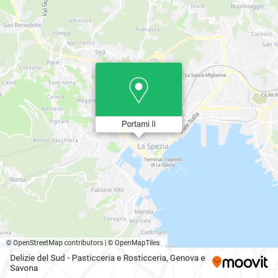 Mappa Delizie del Sud - Pasticceria e Rosticceria