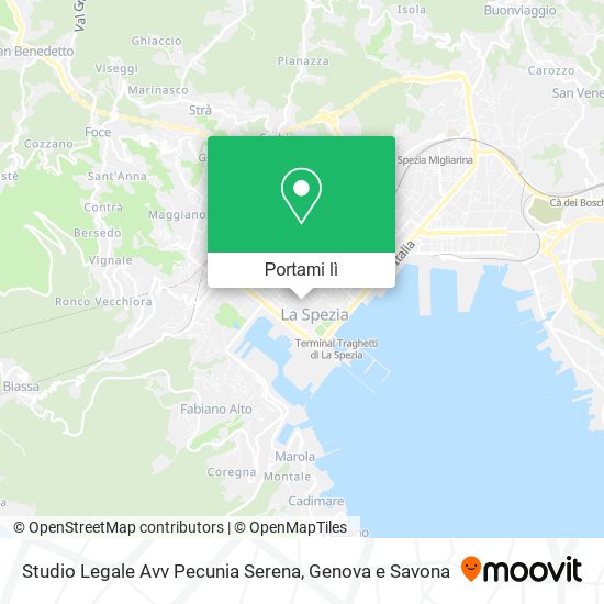 Mappa Studio Legale Avv Pecunia Serena