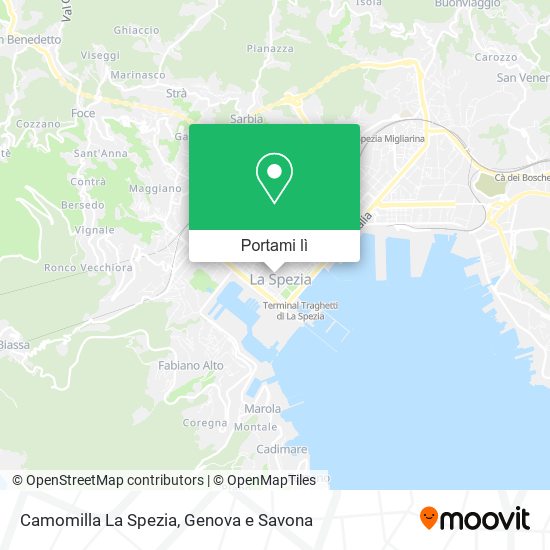 Mappa Camomilla La Spezia