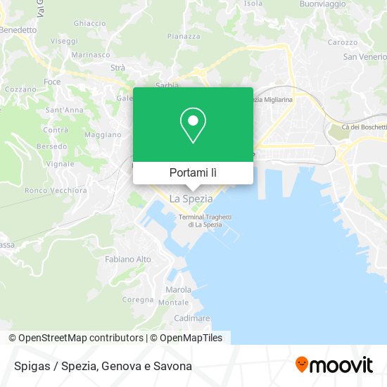 Mappa Spigas / Spezia