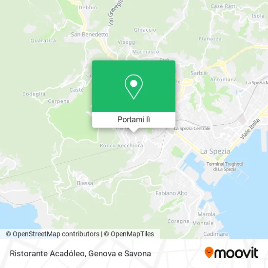 Mappa Ristorante Acadóleo